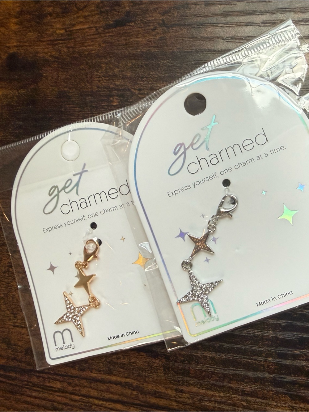 Star Charm Pendant - Silver & Gold Options